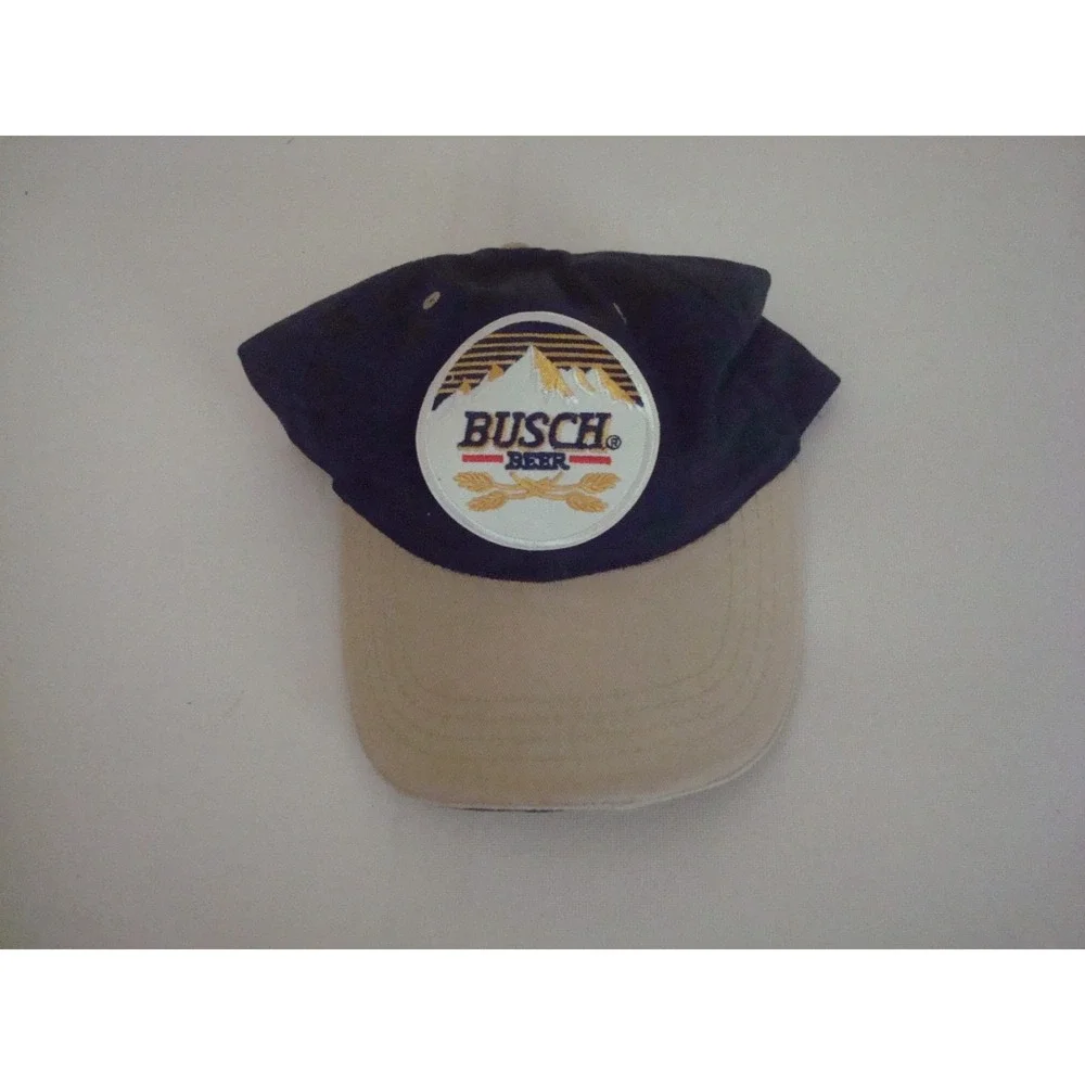 BUSCH BEER‎ STRAPBACK  00S   HAT CAP VINTAGE DEADSTOCK A1
